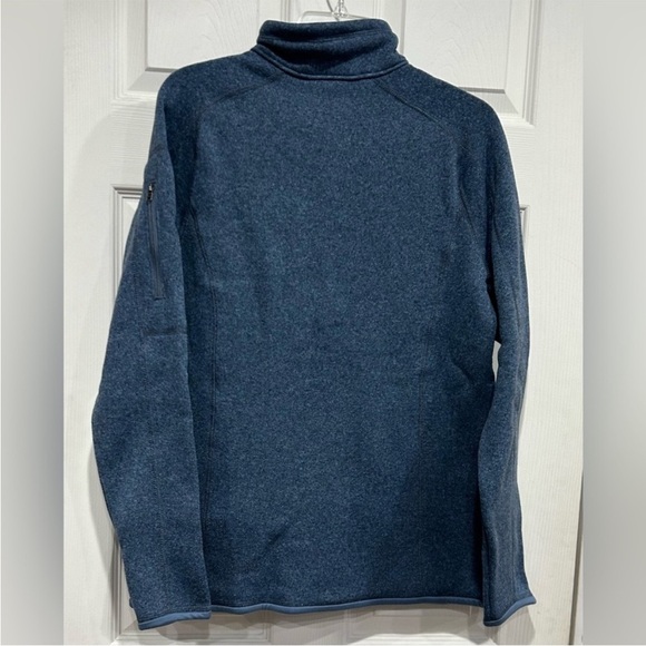 Patagonia Women's XL Better Sweater 1/4 Zip Pullover Utility Blue NWT - Picture 5 of 10